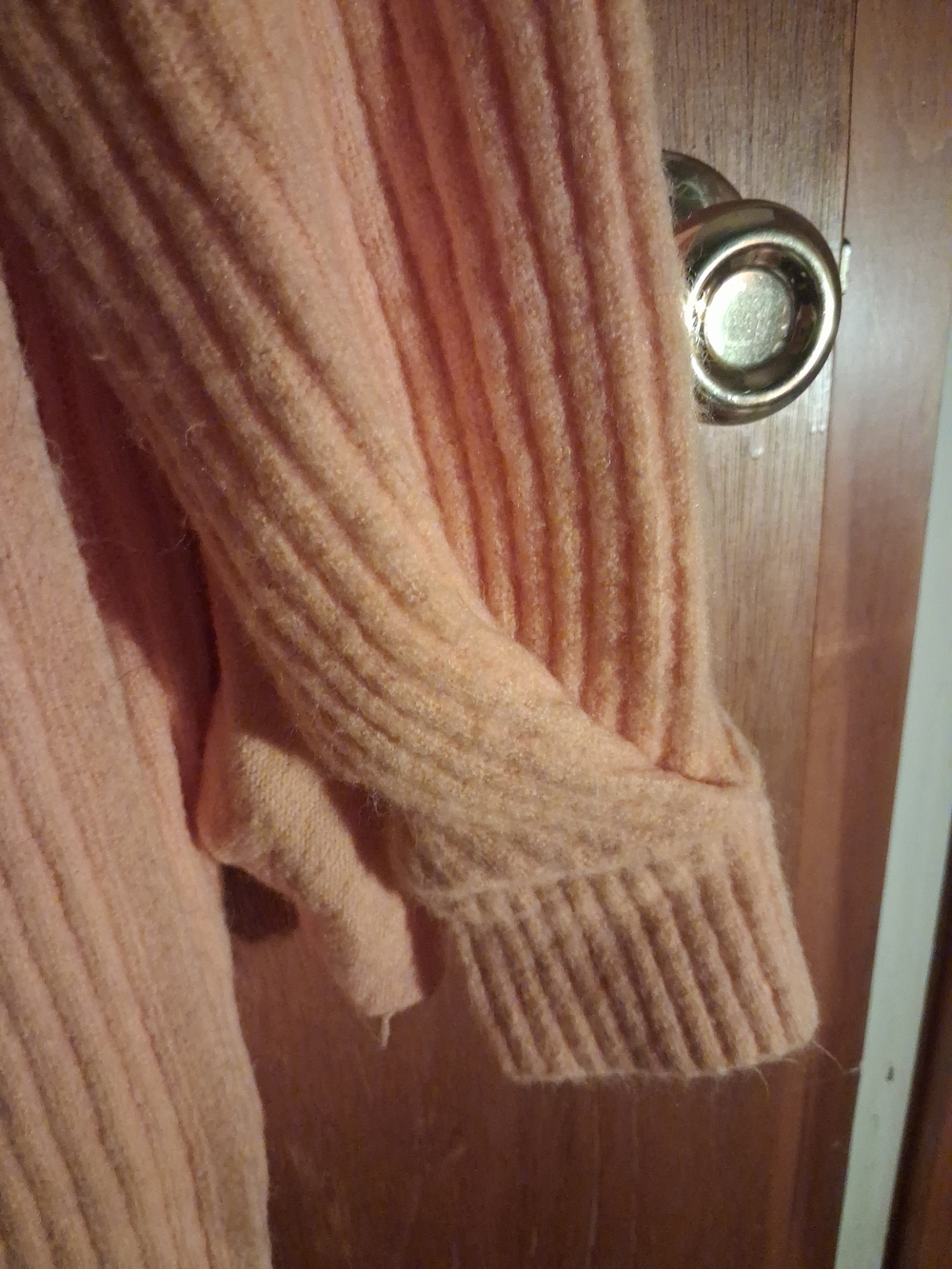 Missguided Cream Open-Front Ribbed Cardigan - Picture 3 of 3